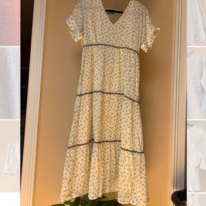Madewell Rickrack Floral Dress